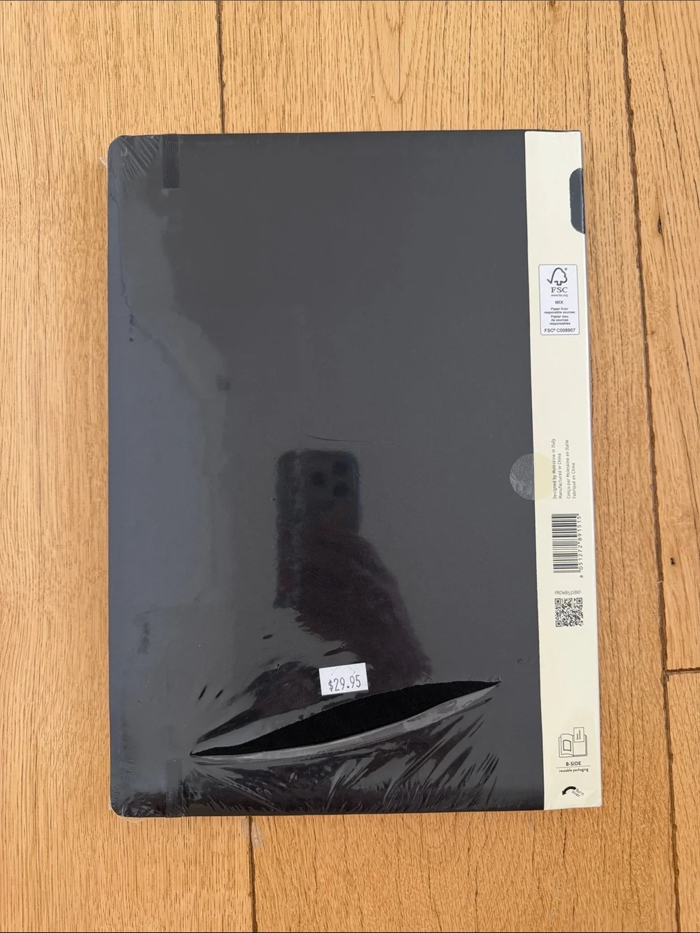 Moleskine Black Plain Workbook - Soft Cover with Elastic Band